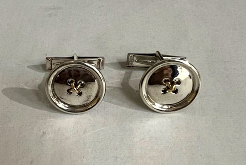 Vintage tiffany button - &,