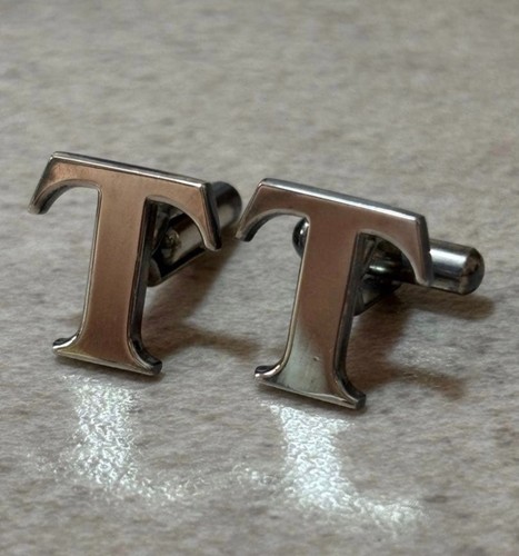 Tiffany t logo cufflinks - tiffany,