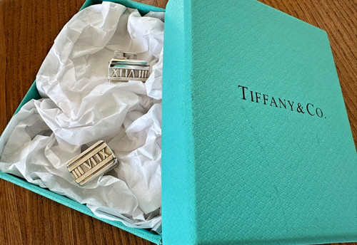 Tiffany silver cufflinks - tiffany,,