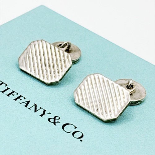 Tiffany cufflinks stripe - tiffany,
