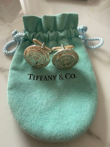 Tiffany cufflinks silver - co,